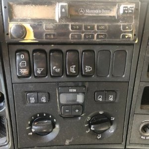 Panel climatronic Scania R